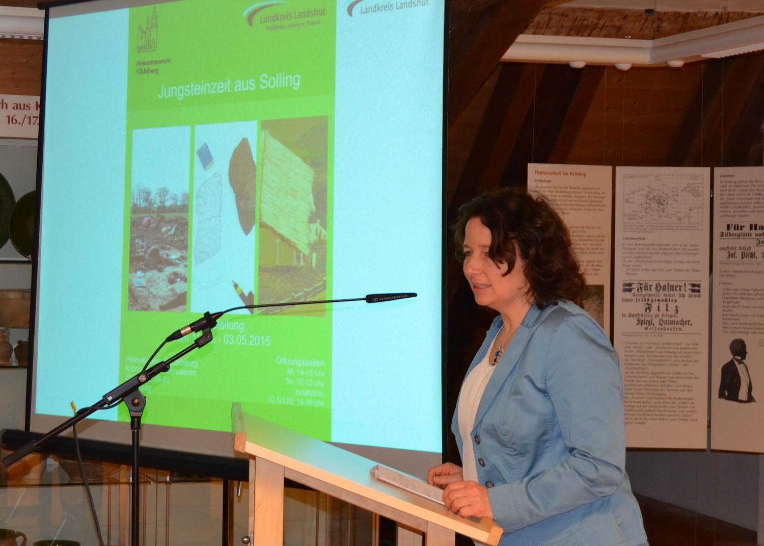 Landtagsabgeordnete Ruth Müller aus Pfeffenhausen mahnt eine stärkere Unterstützung des Freistaates Bayern für die Bodendenkmalpflege an.