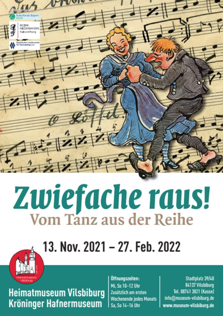 Ausstellungsplakat Zwiefache raus!